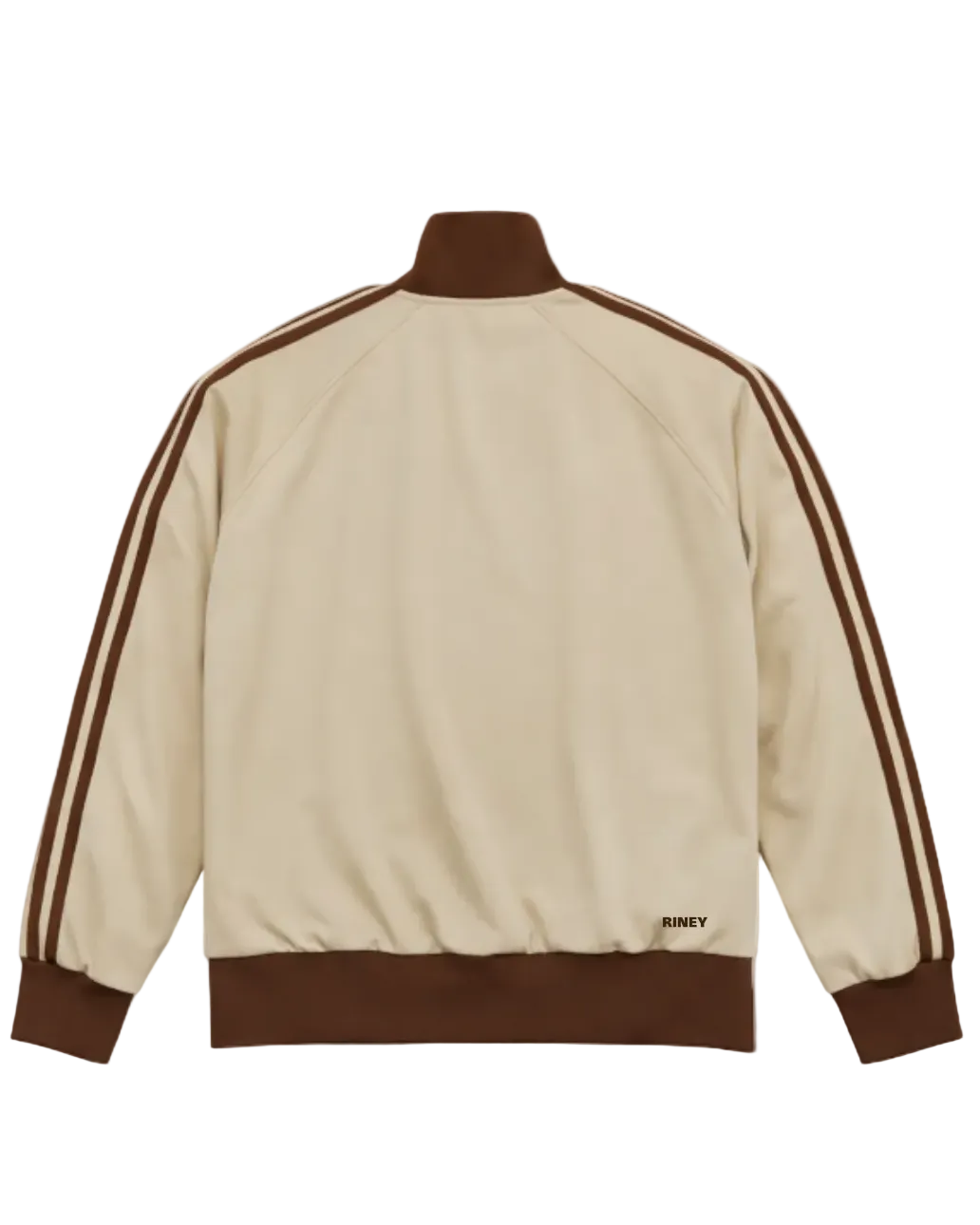 TRACK JACKET BEIGE×BROWN