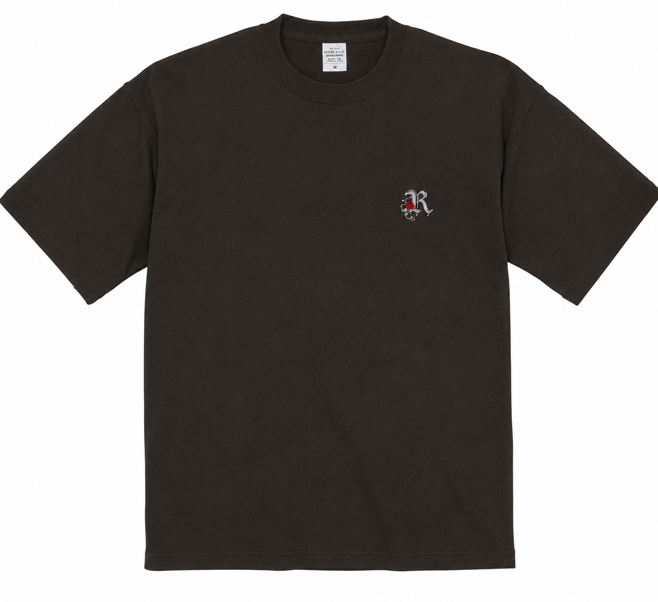 ROSE BIG TEE BROWN