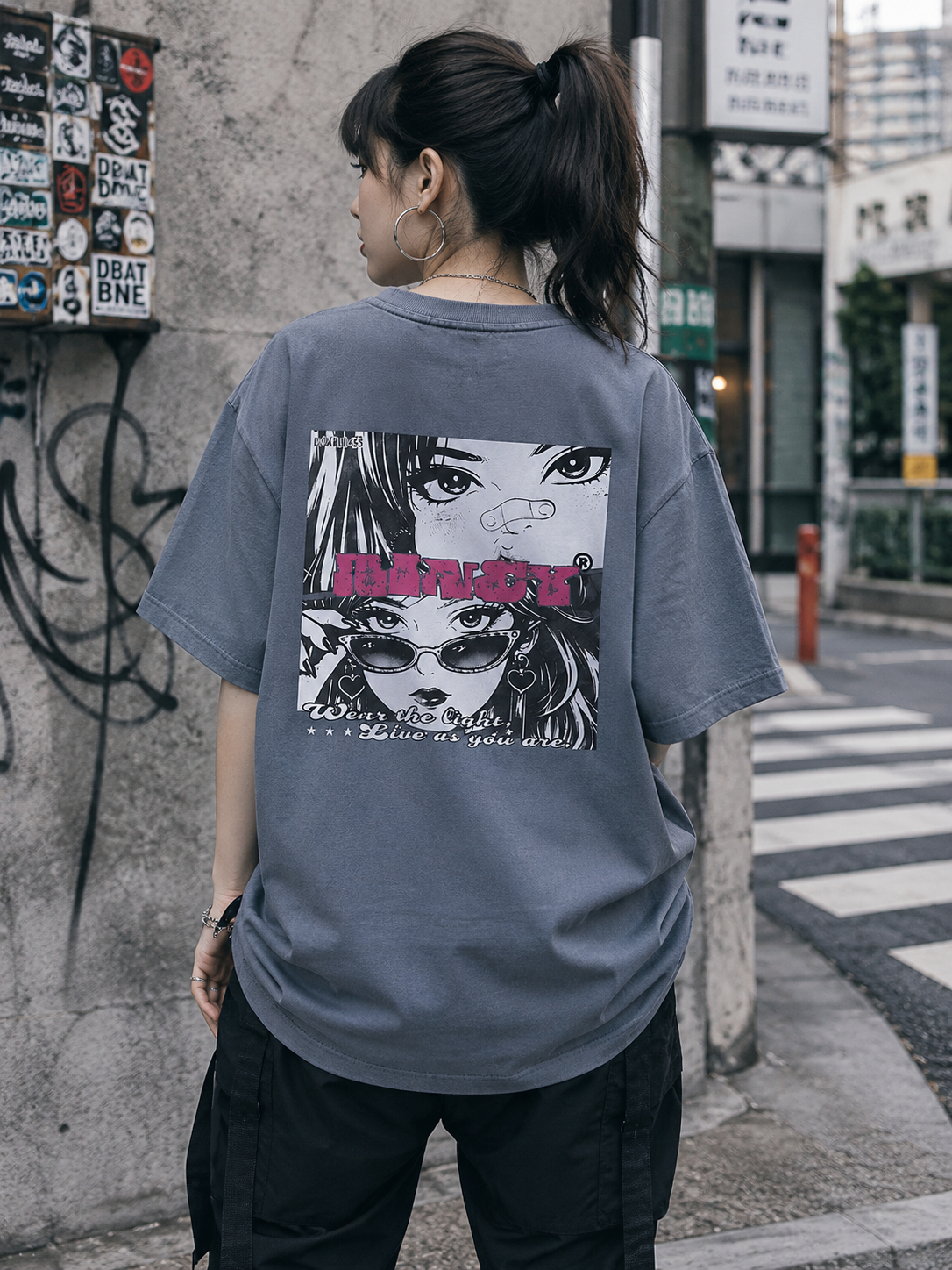 BIG LOGO TEE GLAY