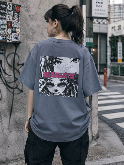 BIG LOGO TEE GLAY