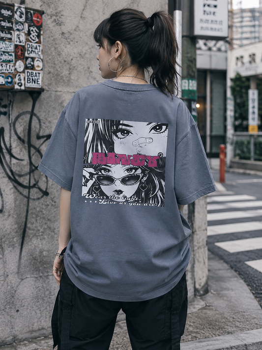 BIG LOGO TEE GLAY