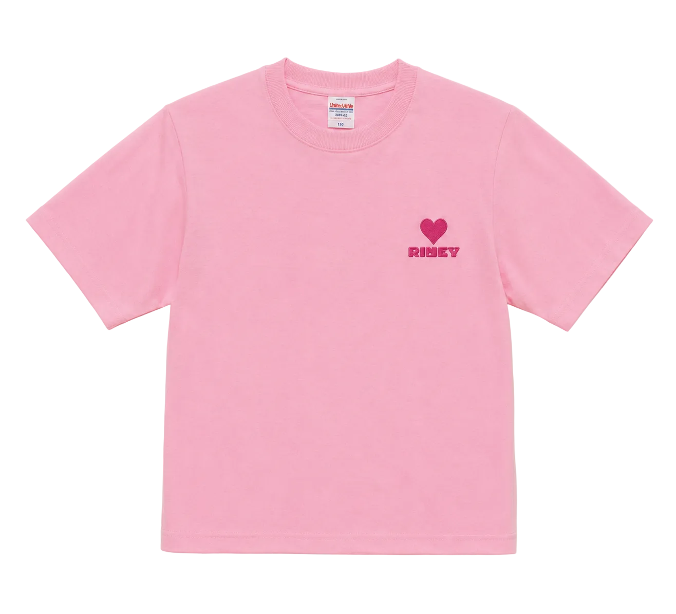 KIDS Heart TEE PINK