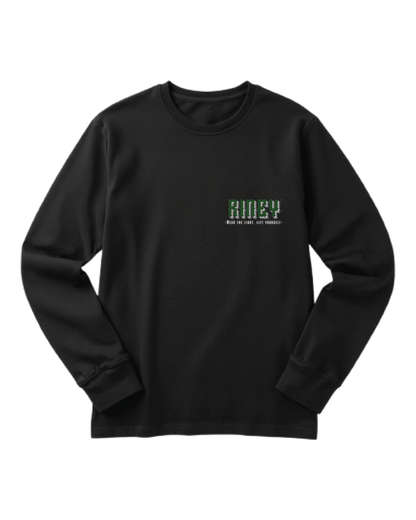 LONG SLEEVE TEE BLACK